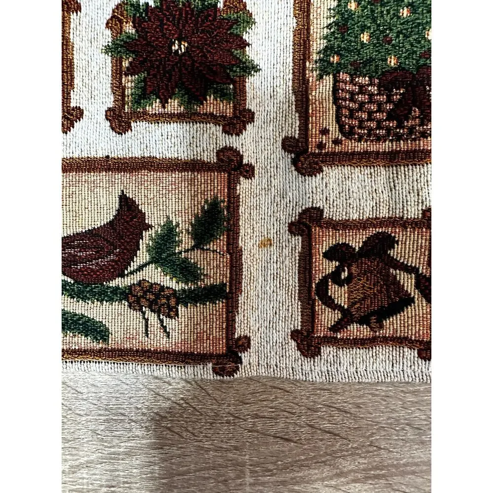 Christmas Holiday‎ Table Mats Lot of 5 Red